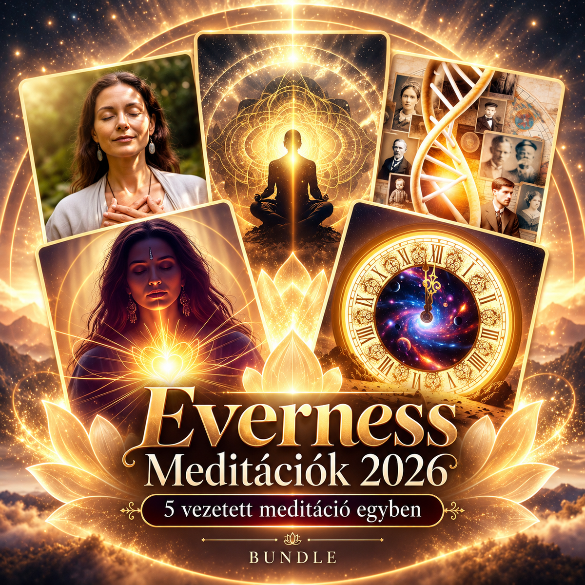 Everness Meditációk 2026 – 5 vezetett meditáció egy csomagban