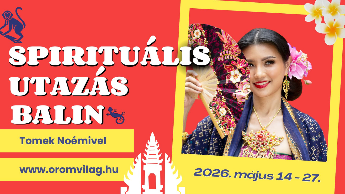SPIRITUÁLIS TISZTULÁS BALIN – A felemelkedés útja (2026. tavasz)